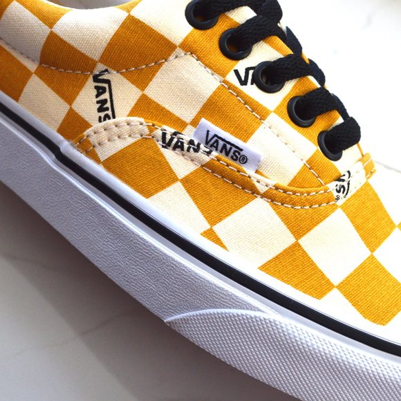 Vans era big checker yellow sneaker shoes main image 6
